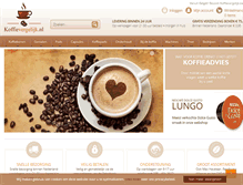 Tablet Screenshot of koffievergelijk.nl